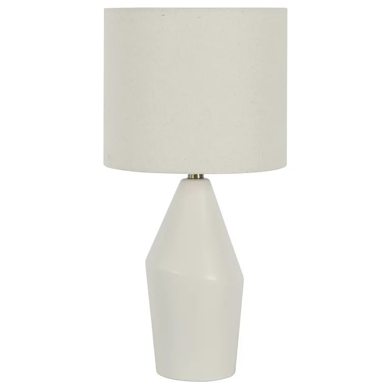 Home Decor Collection Table Lamp, White Ceramic | Walmart (US)