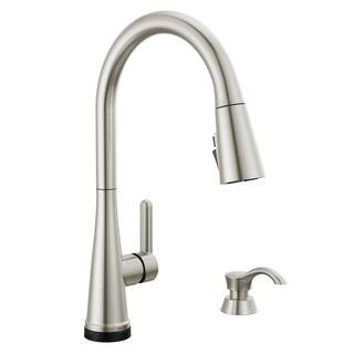 Delta Greydon Touch2O with Touchless Technology Single-Handle Pull Down Sprayer Kitchen Faucet in... | The Home Depot