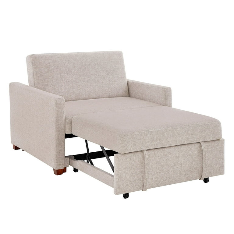 Better Homes & Gardens Nolan Pull Out Sleeper Accent Chair, Wheat | Walmart (US)