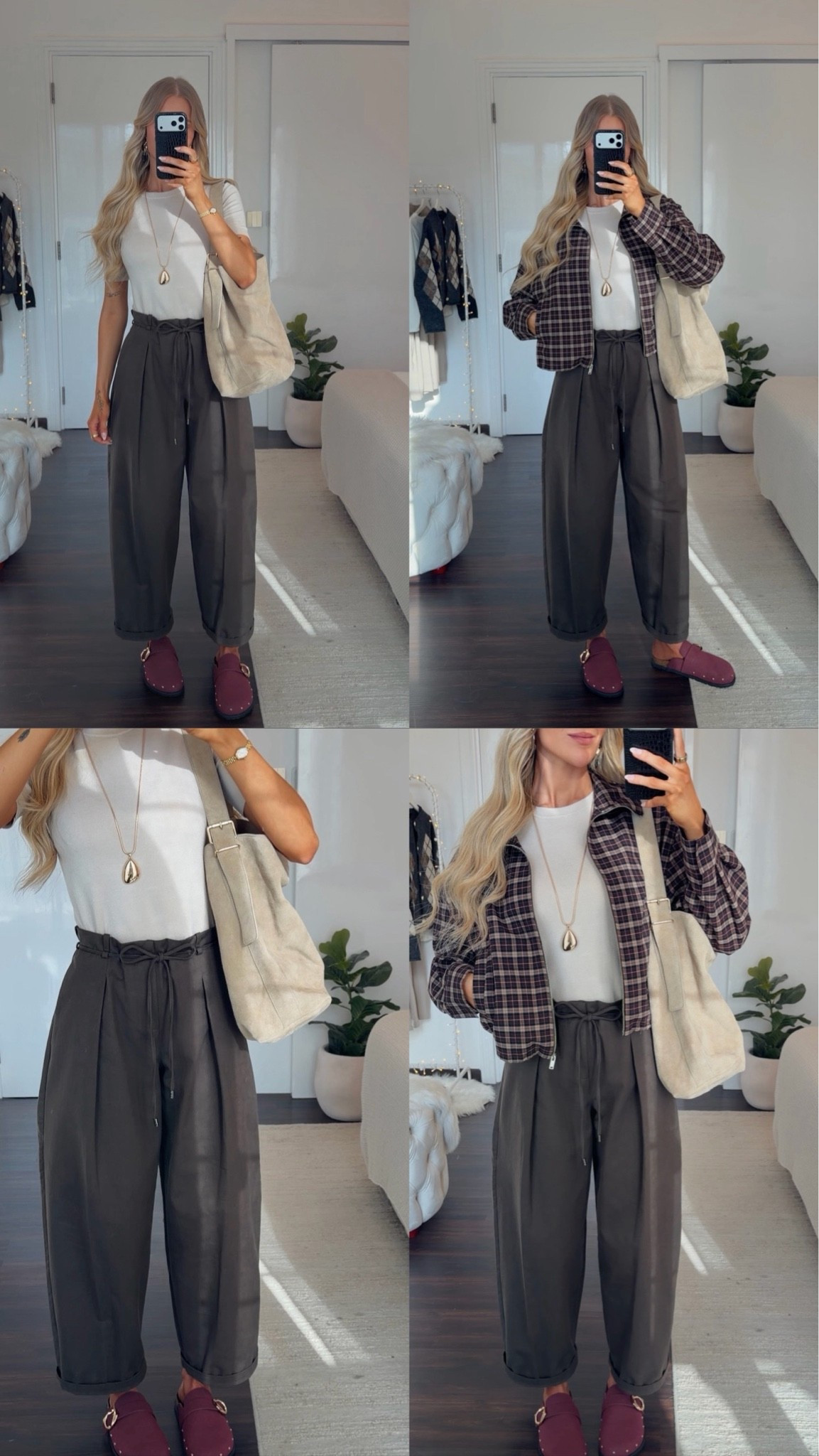 ZARA NEW-IN OUTFIT INSPO🍂✨🍇 how cute are these pants???? Zara released them last week😍 I love them- such a good shape and the little bow belt- so cute!!!! I’m wearing size XS in the pants - I’m 1,70m tall for reference! In the bomber jacket I wear size XS and in the knit shirt I wear size M (the knit comes quite small so size up!) 🤍 shoes are true to size! 🙌🏻

#LTKFashionMonth #LTKautumn #LTKstyletip