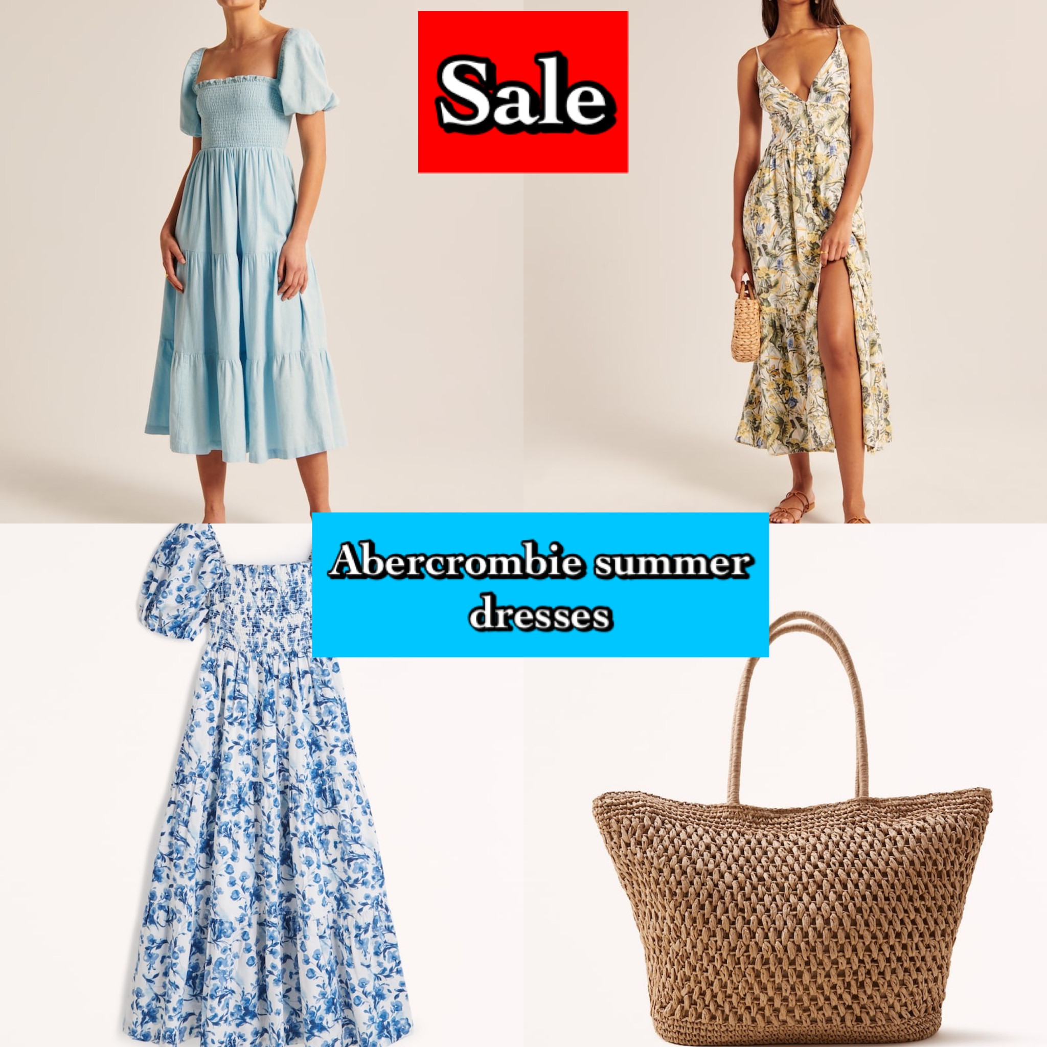 Abercrombie is setting us up for Spring with these beautiful dresses. Shop them at 25% off with code AFLTK only during the LTK spring sale. You must go through the app to place your order to take advantage of the sale. #abercrombie #springdresses #picniclooks

#LTKSale #LTKsalealert #LTKFind