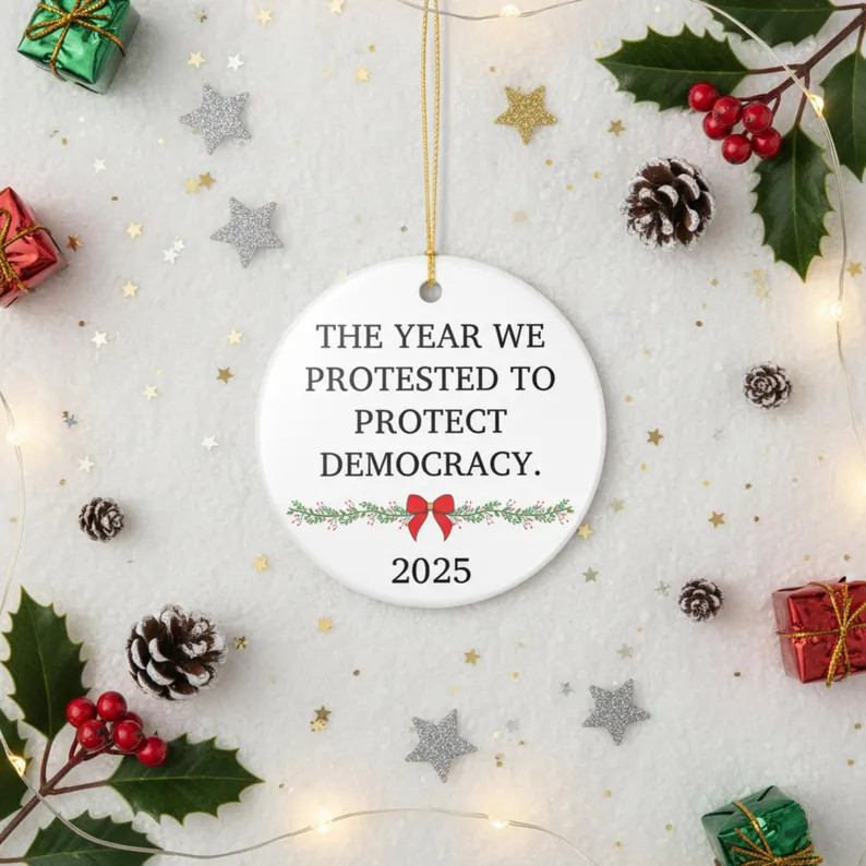 The Year We 2025 Ornament, Year in Review Ornament, No Kings Protest Ornament, Anti Trump Gifts, ... | Etsy (US)