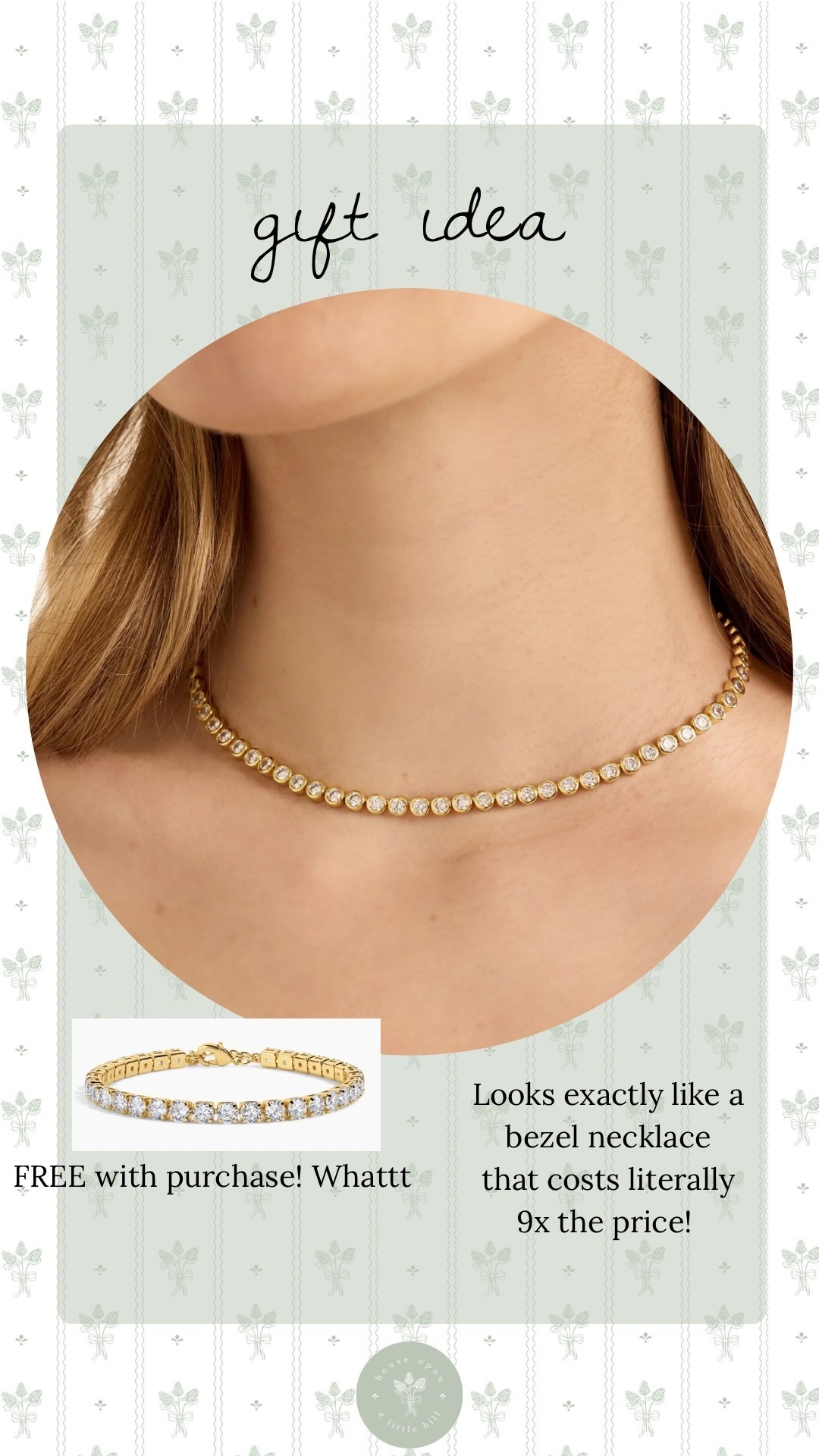 Gorgeous bezel necklace, on sale! Plus you get this beautiful tennis bracelet for FREE!

#LTKSaleAlert