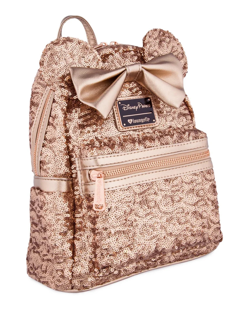 Disney Parks Minnie Mouse Sequined Mini Backpack by Loungefly New with Tags | Walmart (US)