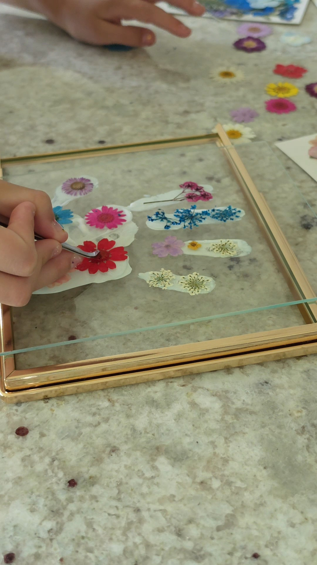 Make a sweet handprint keepsake in a frame!

#LTKmomlife