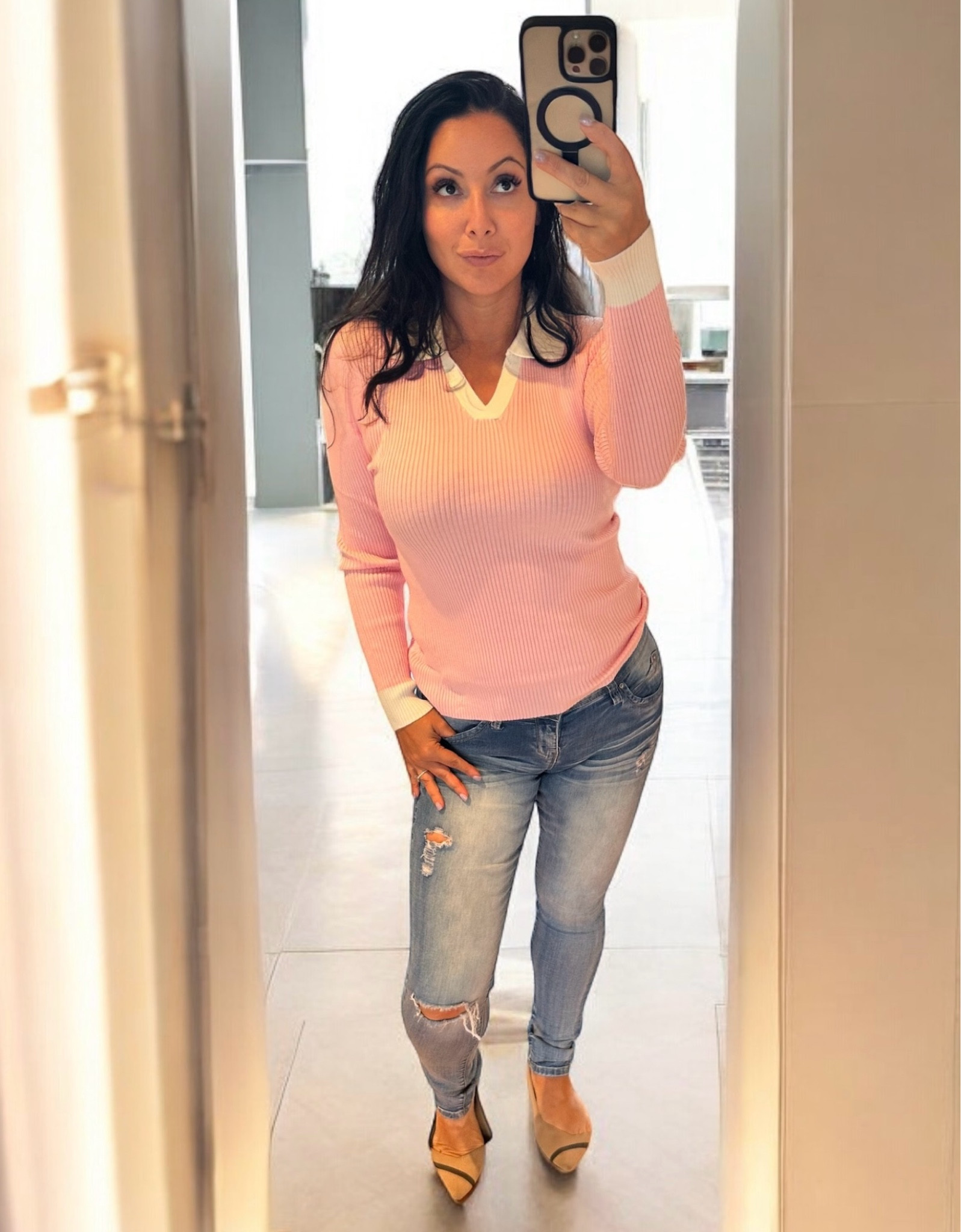 Cute top that can totally be worn as business casual attire or to run errands! Now on major sale! 

#LTKBacktoSchool #LTKMidsize #LTKOver40