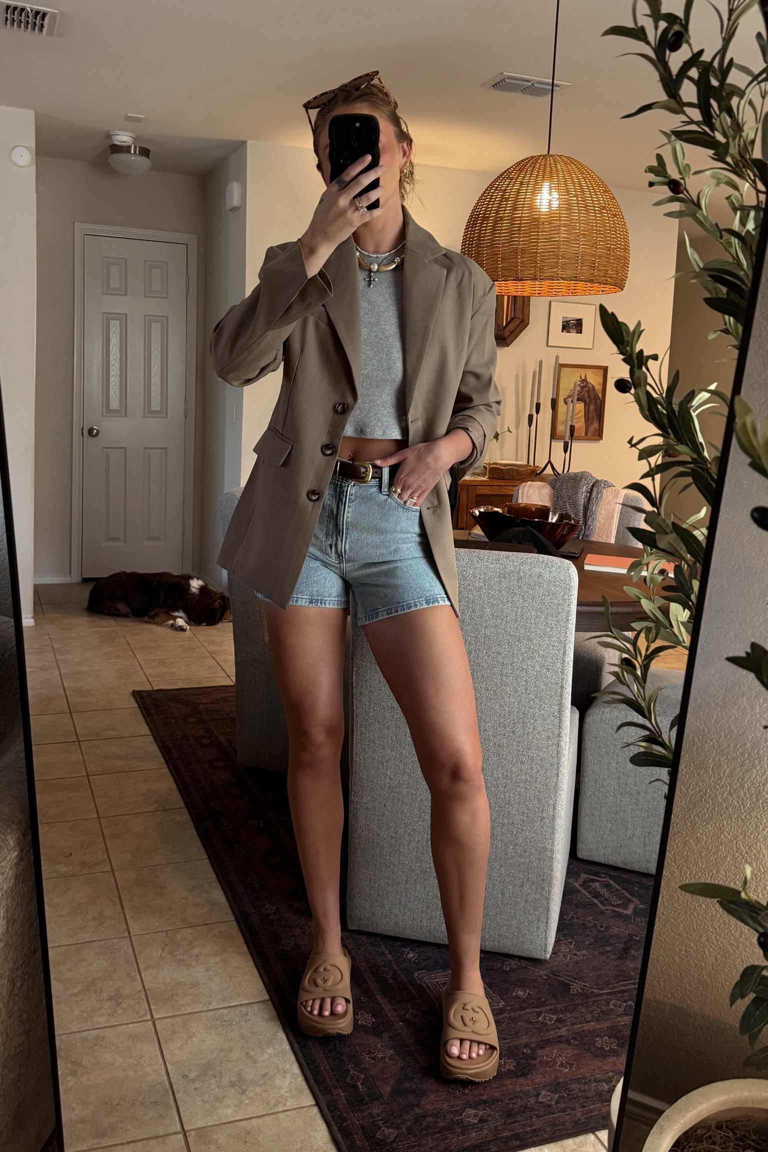 These shorts are currently on sale for Memorial Day! No code needed! Making them less than $50! My favorite shorts I have them in almost every wash and two pairs of this wash 😅🫶🏼 #morganiverson #salealert #denim #shorts 

#LTKStyleTip #LTKSaleAlert #LTKFindsUnder50