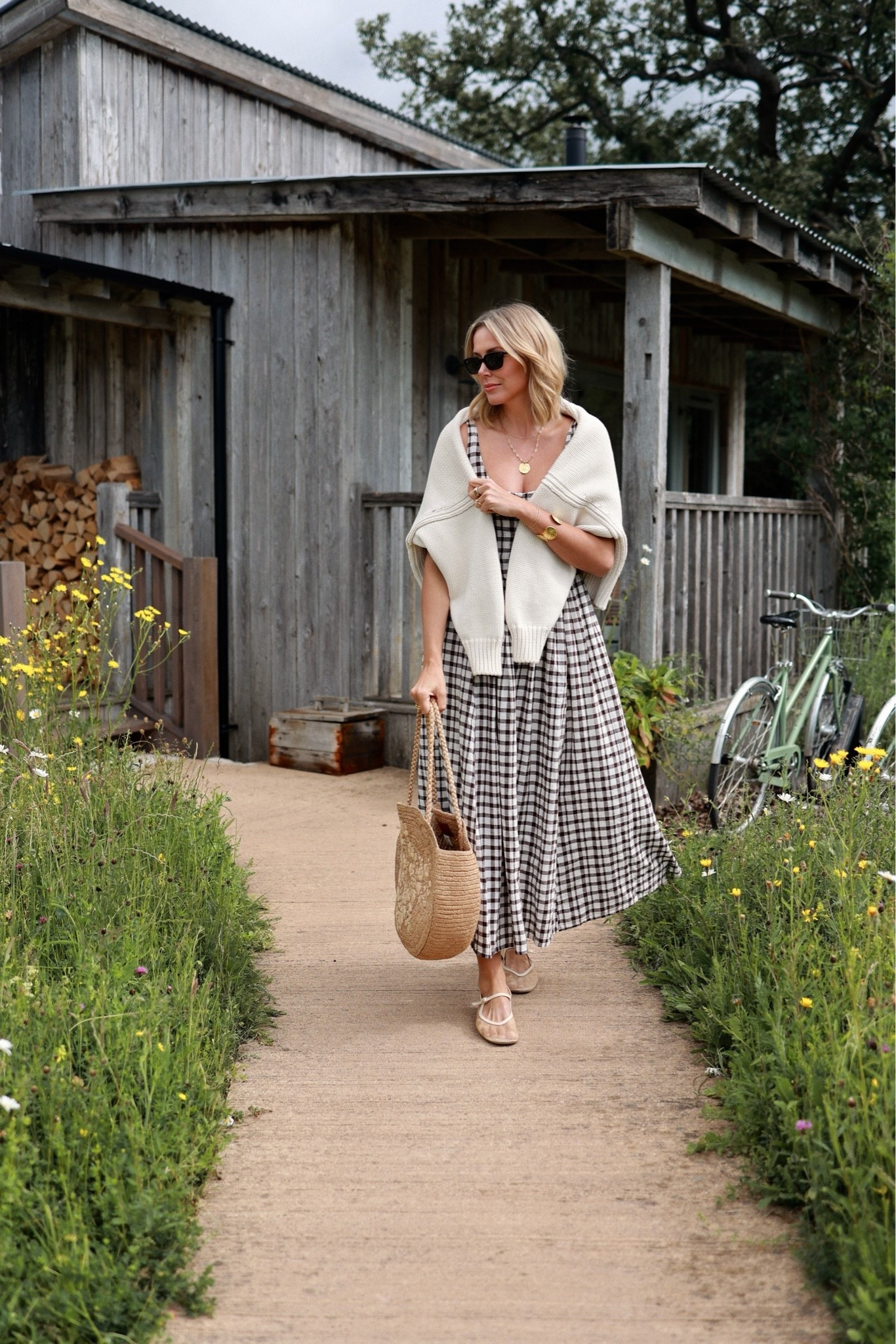 Linen dress, summer outfit, holiday outfit, basket bag, summer knit

#LTKuk #LTKsummer #LTKeurope