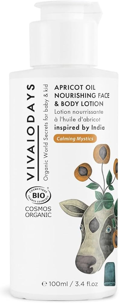 Organic Apricot Oil Nourishing Face & Body Lotion for Baby & Everyone Else (3.4 fl oz | 100 m) | Amazon (US)