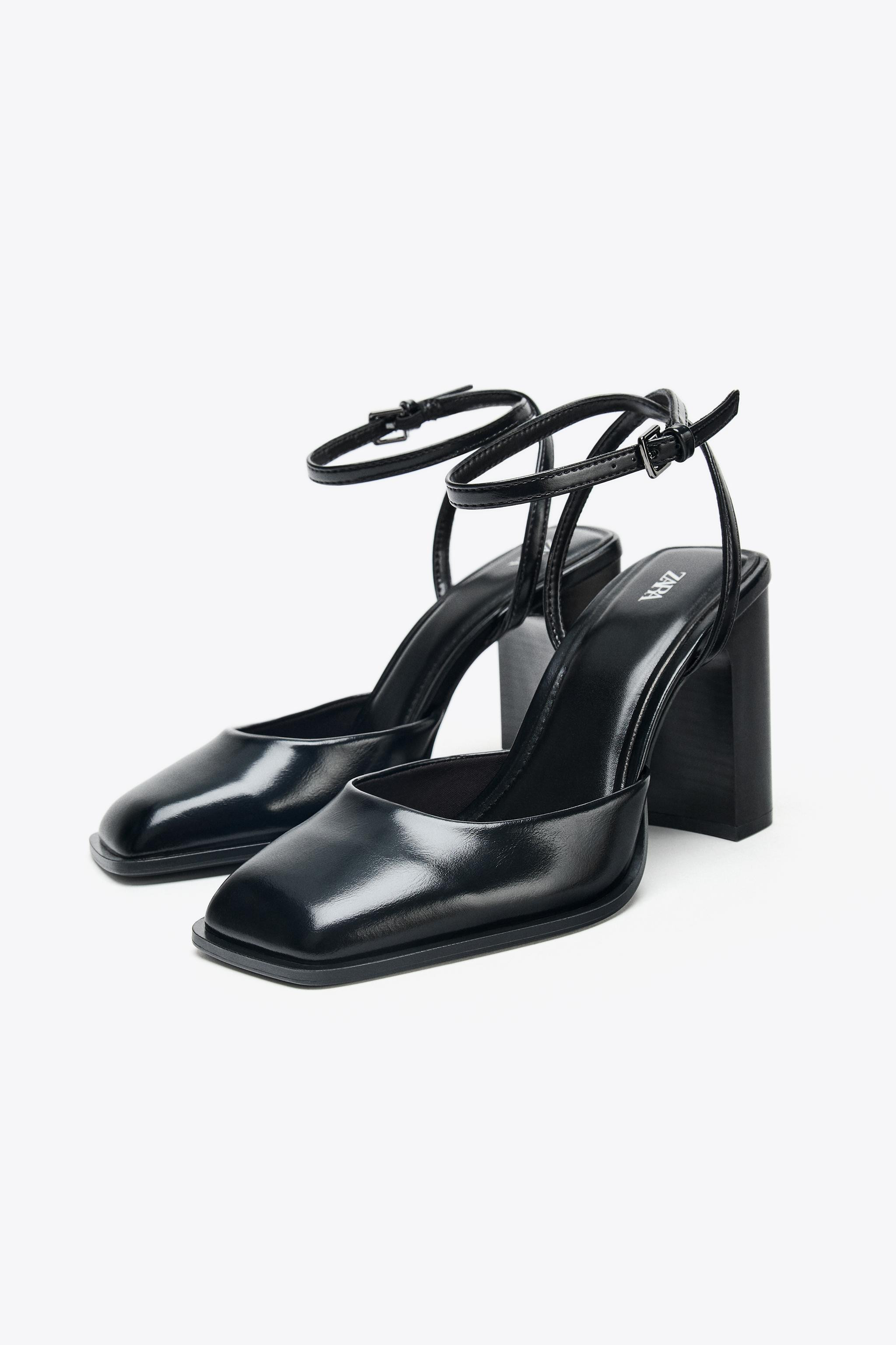 SQUARE-TOE SLINGBACK SHOES | Zara UK