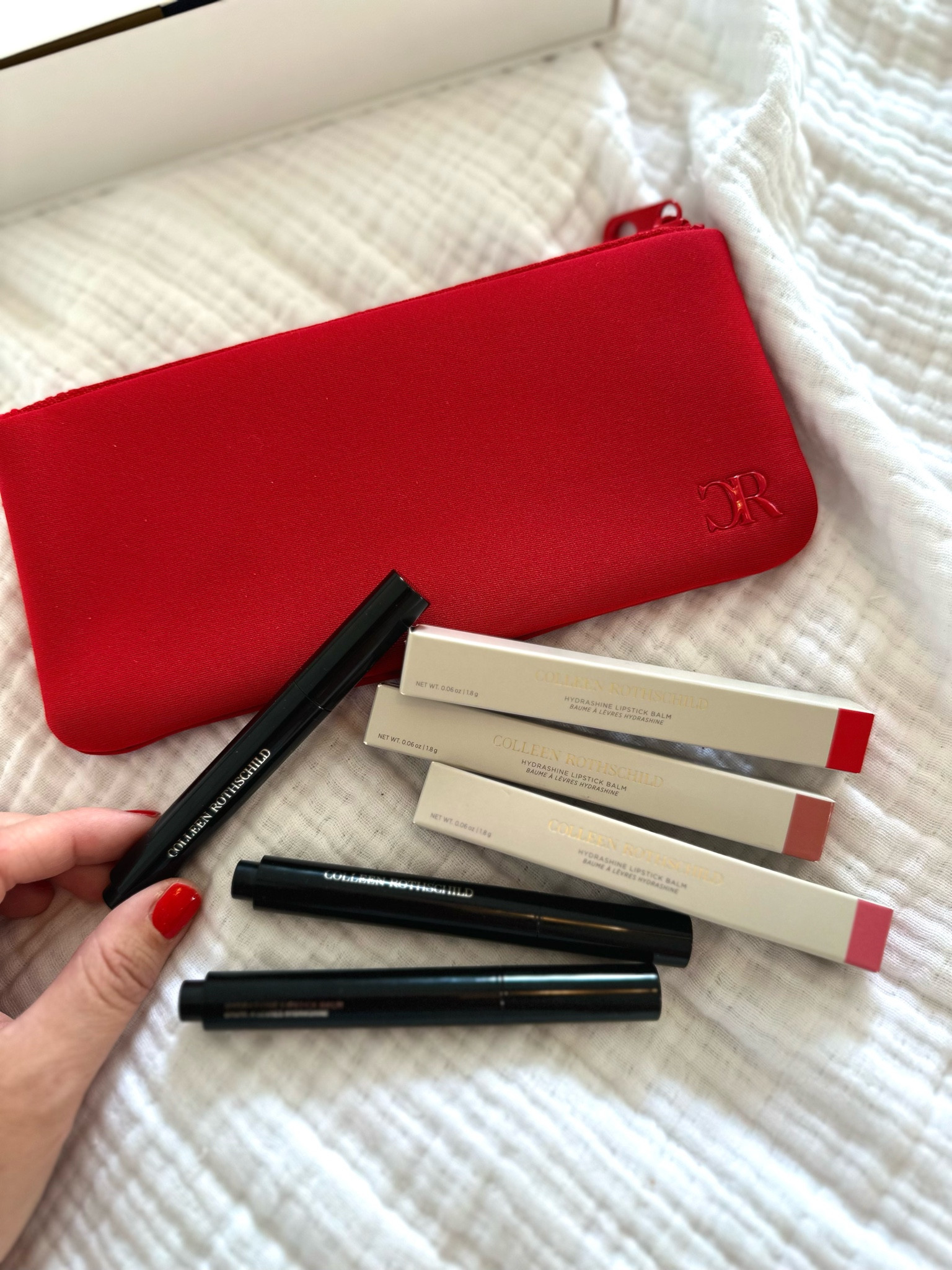 My favorite beauty find of the year and #1 Christmas gift idea! The Colleen Rothschild HydraShine Lipstick Balms is PERFECT, and the trio gift set comes with three shades you select and a free makeup bag! Already an $18 savings, but you can save 30% off on top of those savings with the code ASHLEYBROOKE30 through 11/18 ONLY. Best sale of the year! #CRPartner @colleenrothschild 

#LTKHoliday #LTKCyberWeek #LTKGiftGuide