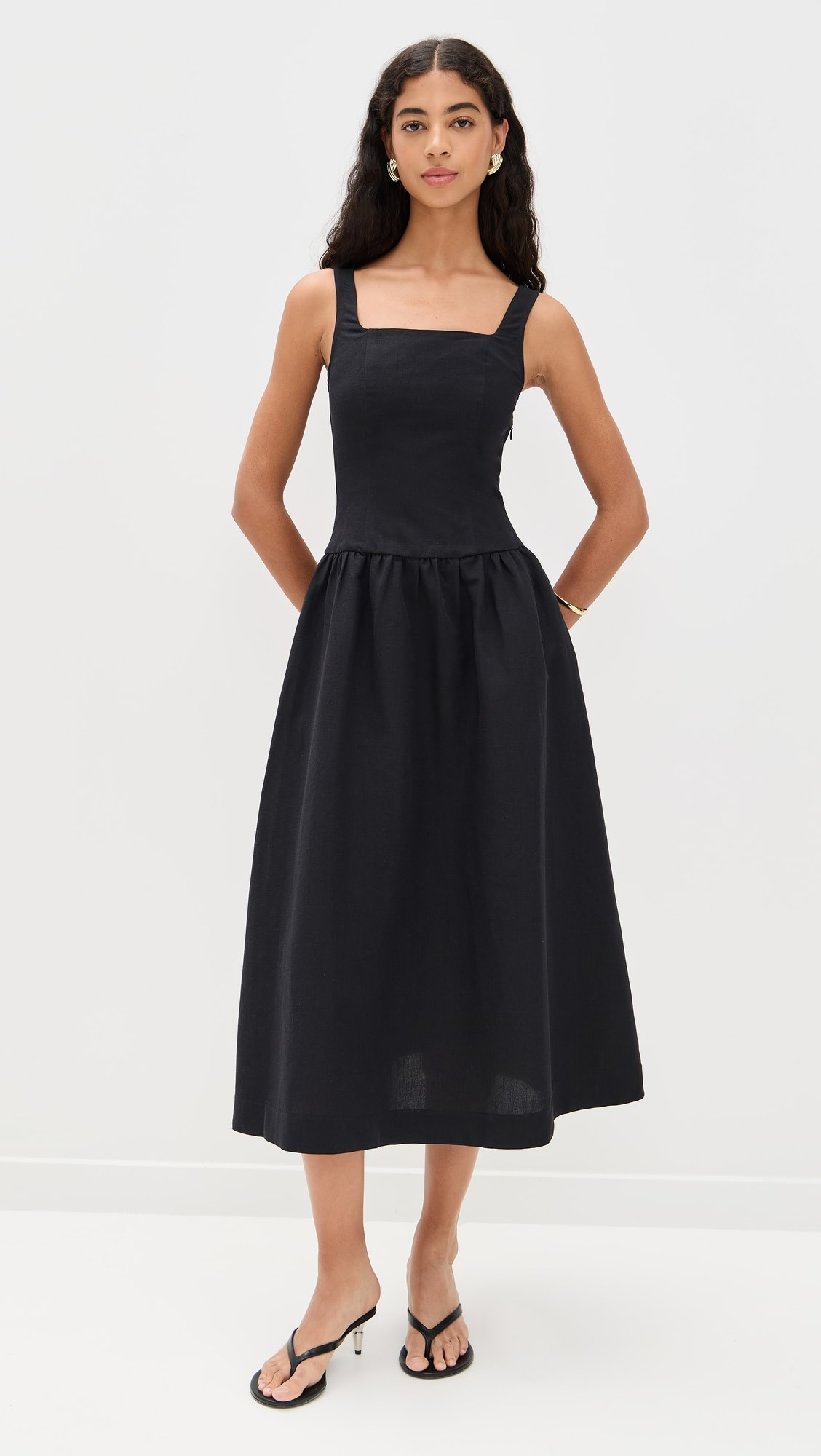 ALIGNE Rosia Linen Midi Dress | Shopbop | Shopbop