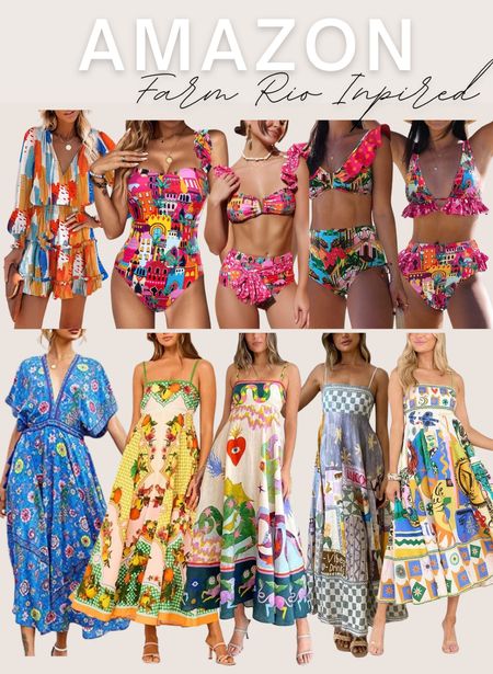 Amazon finds! 

Farm rio lookalikes from Amazon 
Farm rio inspired outfits from amazon 
Maxi dress
Swimsuits 
Summer outfits
Spring outfits
Vacation outfits


#LTKfindsunder50 #LTKSeasonal #LTKstyletip