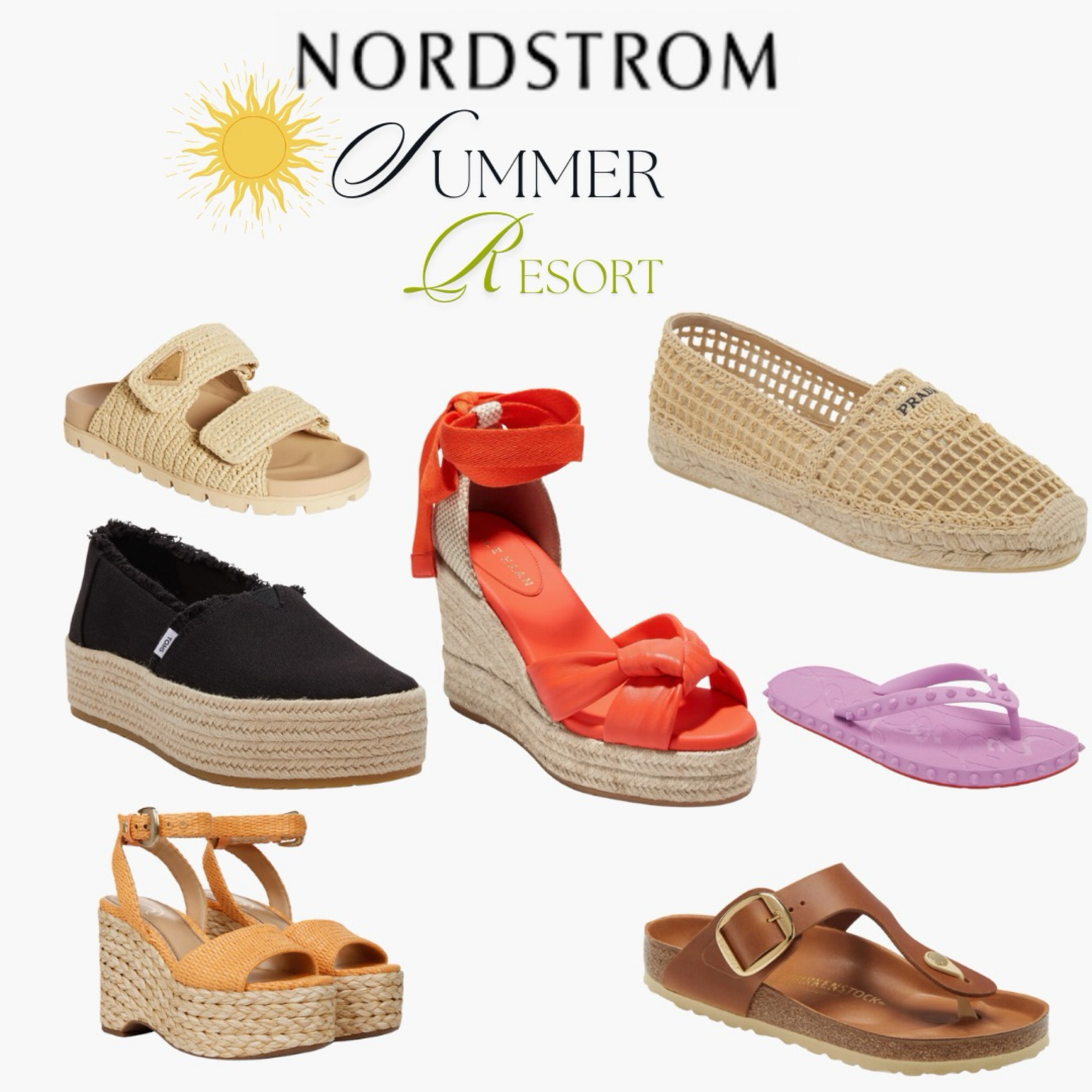 ☀️7 Chic Summer Resort Shoes - Especially loving those red espadrilles! 

#espadrilles #sandals #summershoes #resort #resortshoes #wedges #nordstrom #summerstyle 

#LTKtravel #LTKFestival #LTKshoecrush