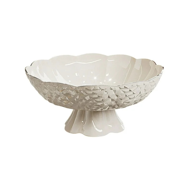 Fruit Bowl for Kitchen Counter, 10" Large Modern Serving Bowls with Detachable Base, Easys to Dra... | Walmart (US)