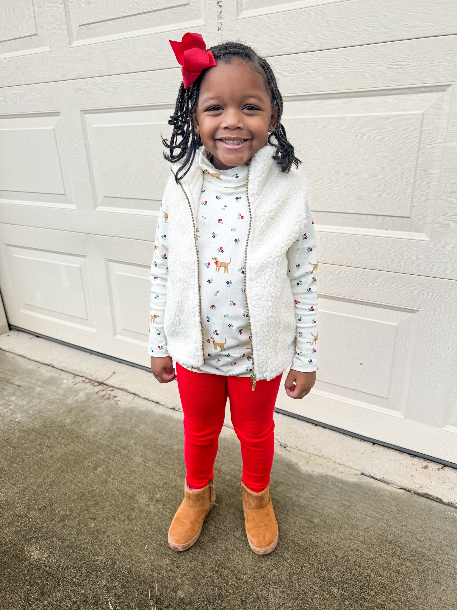 The cutest little winter outfit! ❤️ On sale now!! 
Toddler girl • winter outfit • boots • kids clothes • kids shoes 

#LTKSaleAlert #LTKKids #LTKStyleTip