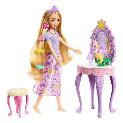 Disney Princess Toys, Rapunzel Doll, Vanity And Accessories | Target