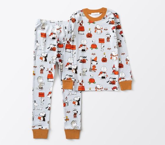 Peanuts® Halloween Organic Pajama Set | Pottery Barn (US)