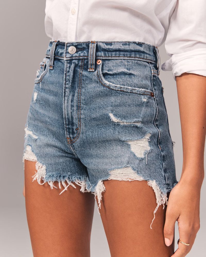 High Rise Mom Shorts
					



		
	



	
		Exchange Color / Size
	



	

	

		

				

  $59
  		$5... | Abercrombie & Fitch (US)