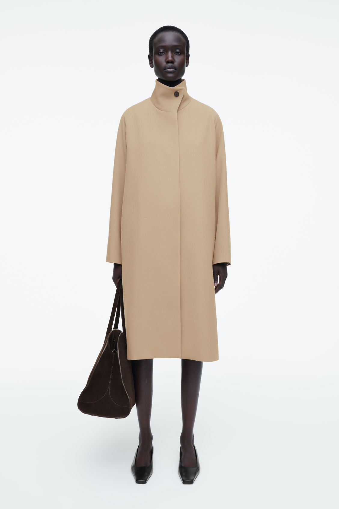 HomeCoats & JacketsTRAPEZE WOOL-BLEND COAT | COS (US)