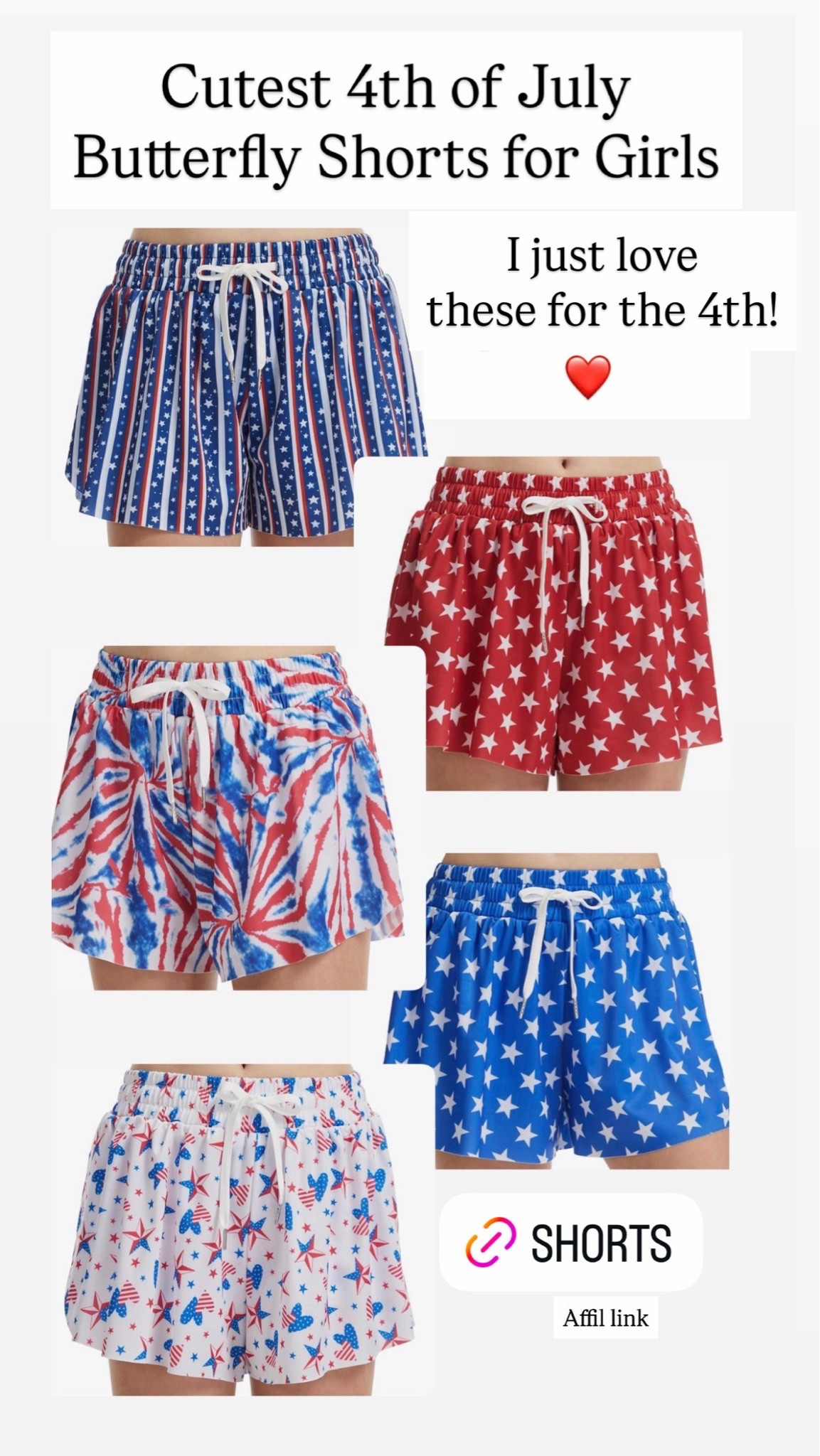 I just love these for girls for the 4th of July!!!

#LTKKids