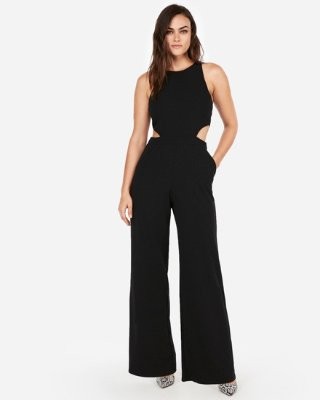 Cut-out Side Jumpsuit | Express
