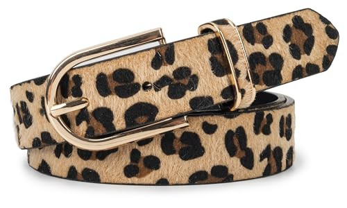 Voenkca Leopard-Belts for Women Belts for Jeans-Cheetah-Print - Belt | Amazon (US)
