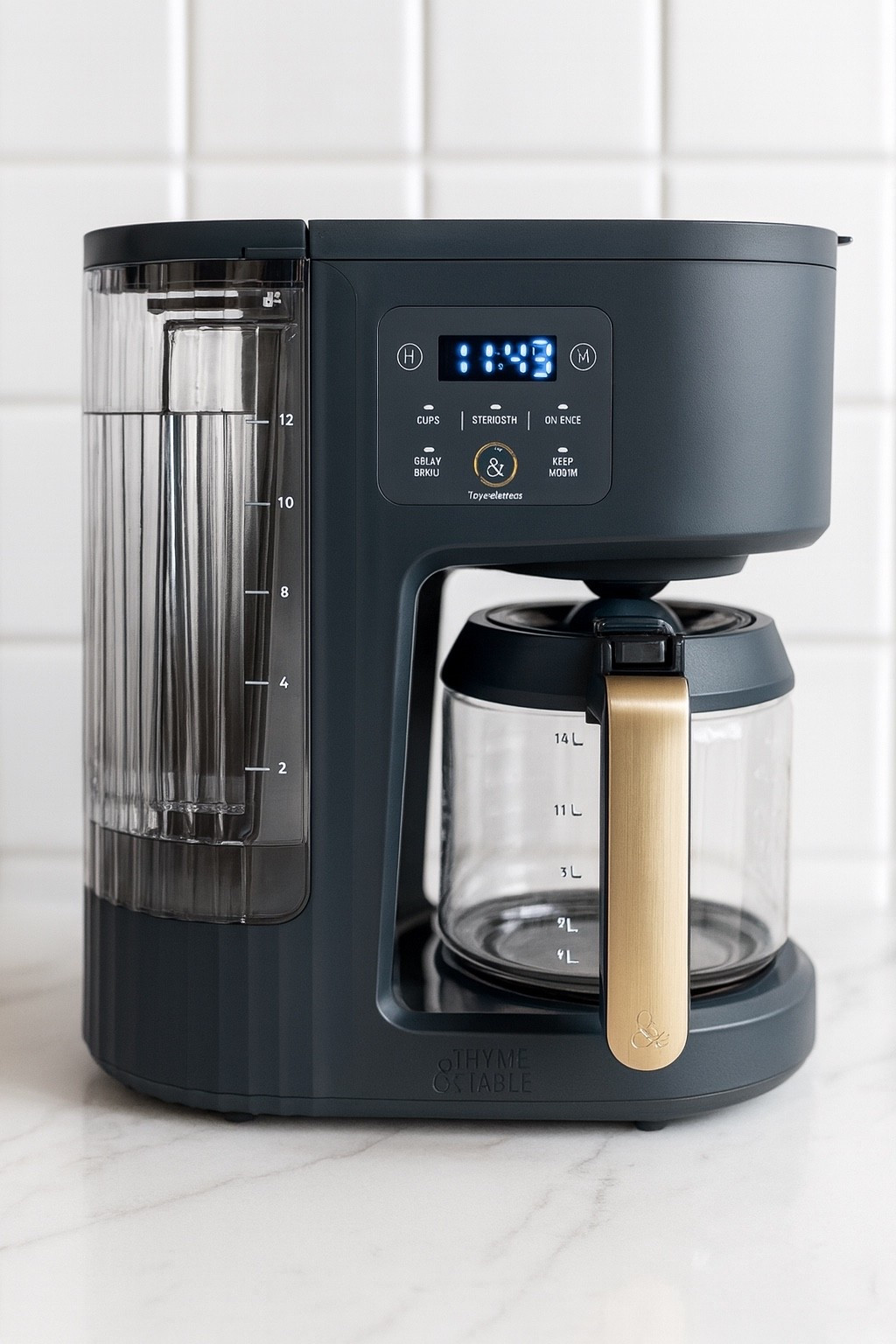 Completely obsessed with this Thyme & Table drip coffee pot in the navy + brushed gold combo ☕💙✨
It looks so luxe on the counter, brews a perfect pot every time, and adds the prettiest pop of color to my kitchen.
If you want something functional and aesthetic for your coffee station, this one is such a good find. Linking mine!

#LTKHome #LTKKitchen #CoffeeStation #CoffeeMaker #ThymeAndTable #KitchenAesthetic #HomeFavorites #LTKFinds #AmazonHome #MorningRoutine

#LTKCyberWeek #LTKHoliday #LTKGiftGuide