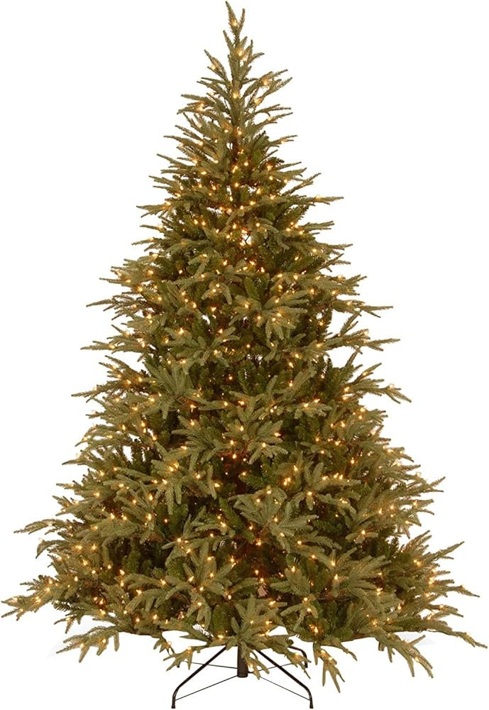 National Tree Company Pre-Lit 'Feel Real' Artificial Full Christmas Tree, Green, Frasier Grande, ... | Amazon (US)