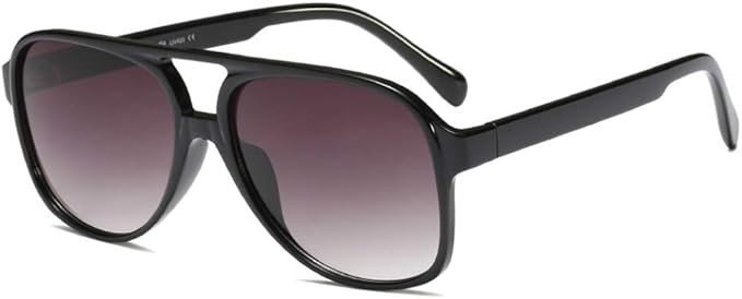 Vintage Retro 70s Sunglasses for Women Men Classic Large Squared Aviator Frame UV400 Trendy Orang... | Amazon (US)