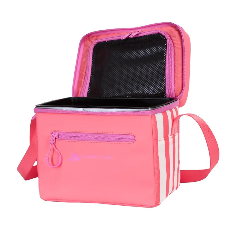 Ozark Trail Coated Soft Side Cooler with Removable Hardliner, 6 Can , 6 Quart Capacity, Summer Vi... | Walmart (US)