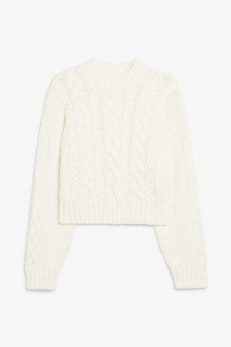 Cable knit turtleneck sweater | H&M (UK, MY, IN, SG, PH, TW, HK)