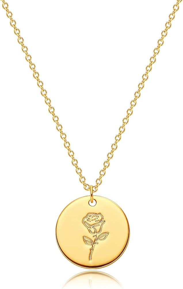 Rose Pendant Nacklace | Amazon (US)