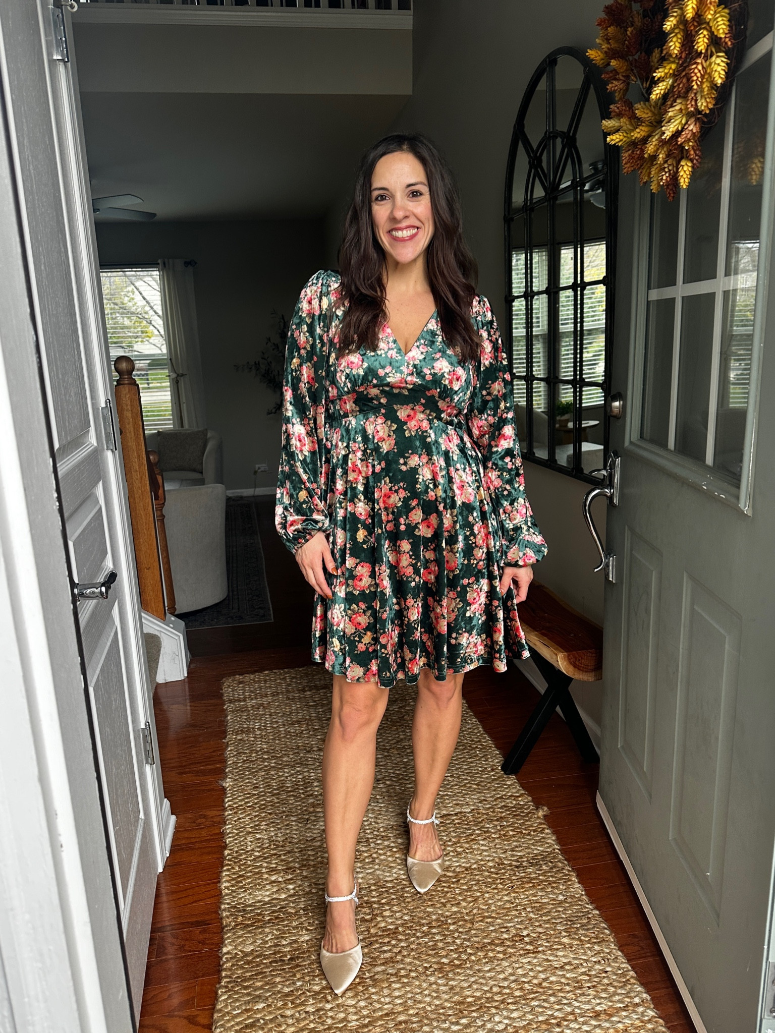 Wearing a medium. Usually I am a small. I’m 5’3”, 135lbs and a 32G. Heels fit TTS.

Christmas dress, velvet dress, holiday dress, holiday party

#LTKHoliday #LTKStyleTip #LTKSeasonal