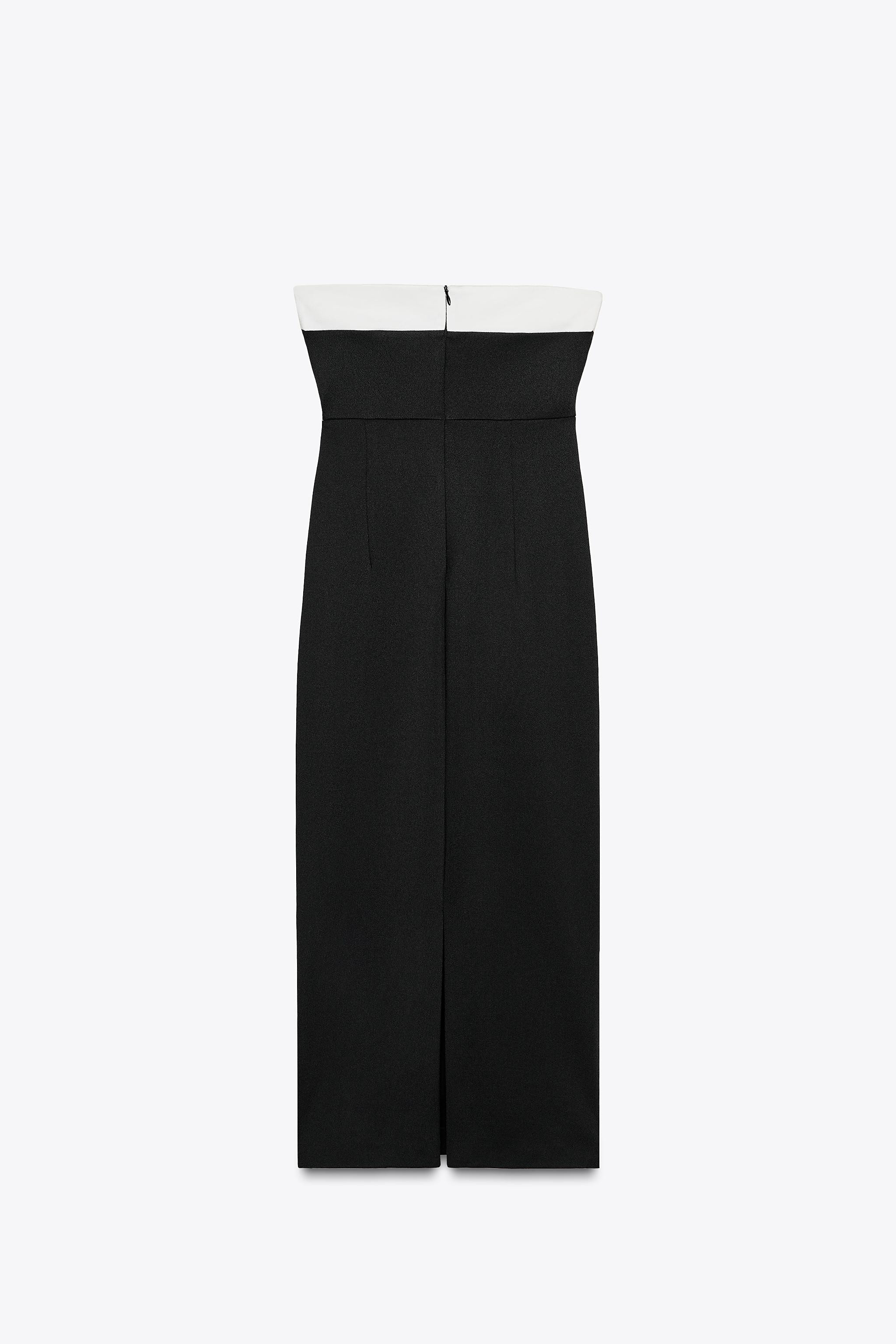 BANDEAU DRESS WITH BOW | Zara UK
