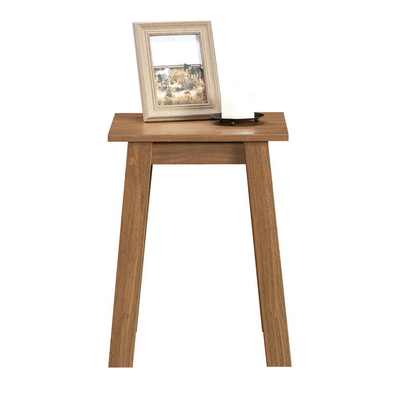 Mainstays Small Square Wood Side Table, Walnut Finish | Walmart (US)
