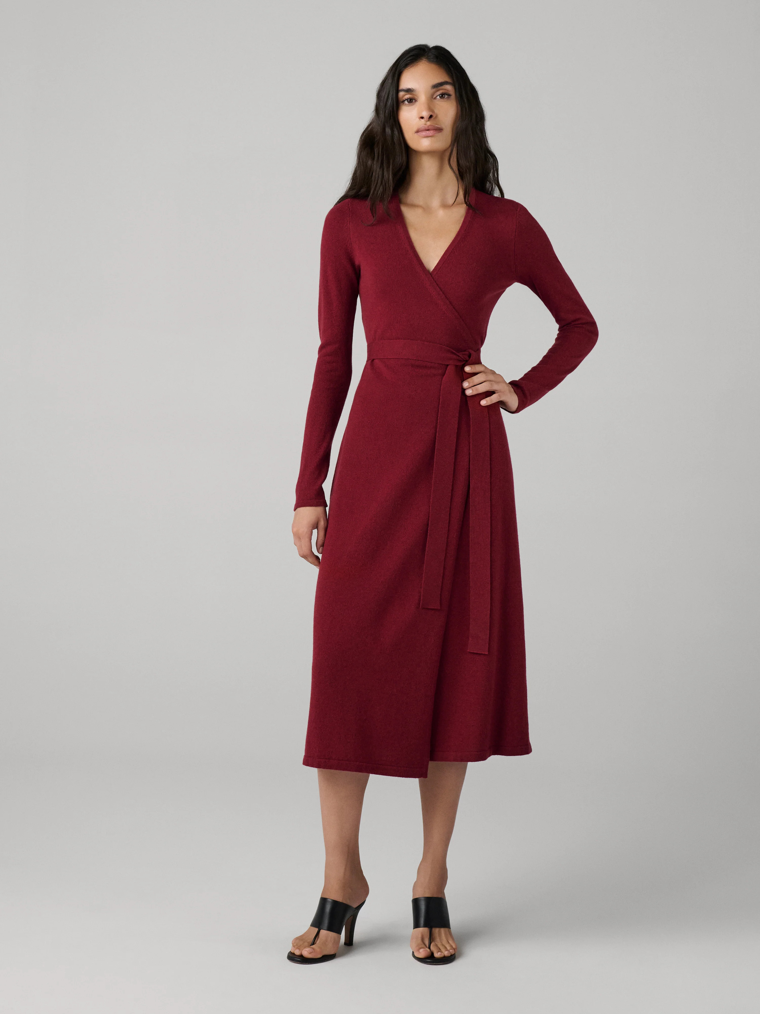 Astrid Cashmere Wool Wrap Dress | Diane von Furstenberg US