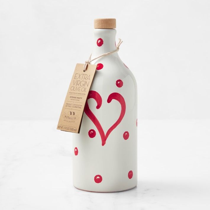 Muraglia Extra Virgin Olive Oil in Heart Bottle | Williams-Sonoma