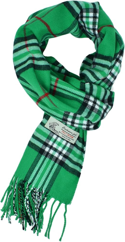Glory Max Unisex Classic Tartan Plaid Winter Scarf Soft Cashmere Feel 72"x12" | Amazon (US)