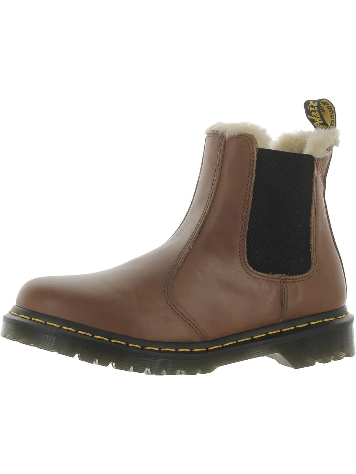 2976 Leonore Womens Pull On Faux Fur Chelsea Boots | Shop Simon