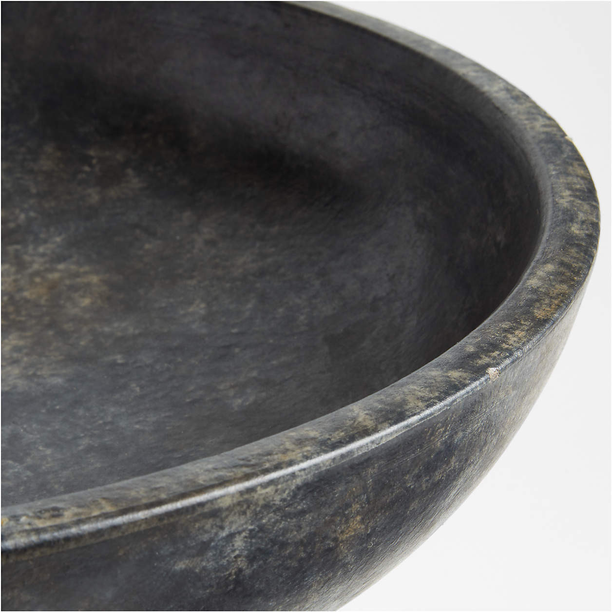 Black Tri-Footed Ceramic Centerpiece Bowl 16" + Reviews | Crate & Barrel | Crate & Barrel