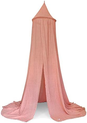 Zeke and Zoey Hanging Pink Princess Bed Canopy for Girls Bed - Hideaway Tent for Kids Rooms or Cr... | Amazon (US)