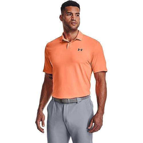 Under Armour Men's Performance 2.0 Golf Polo, (864) Afterglow / / Pitch Gray, X-Small | Amazon (US)