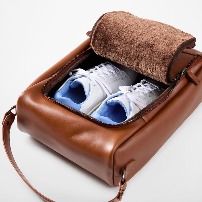 Graham Leather Golf Shoe Bag | Mark and Graham