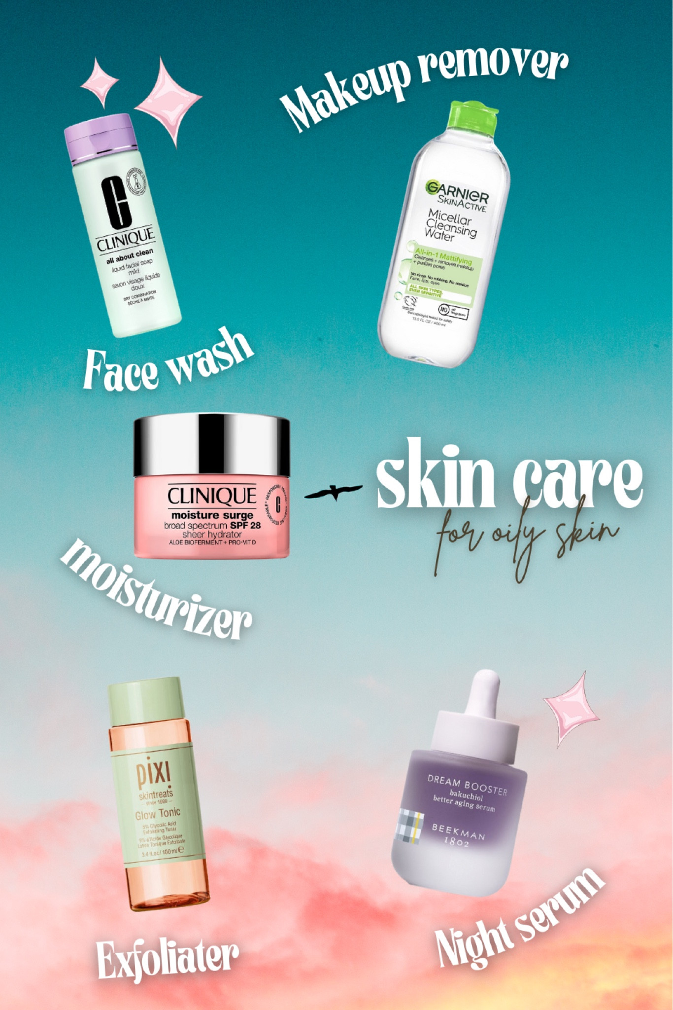 My skin care products for my oily skin🫶😅 #skincare #oilyskin #Clinique #exfoliate #ulta #antiaging #aging #moisturizer #serums  

#LTKbeauty #LTKfindsunder50 #LTKfindsunder100