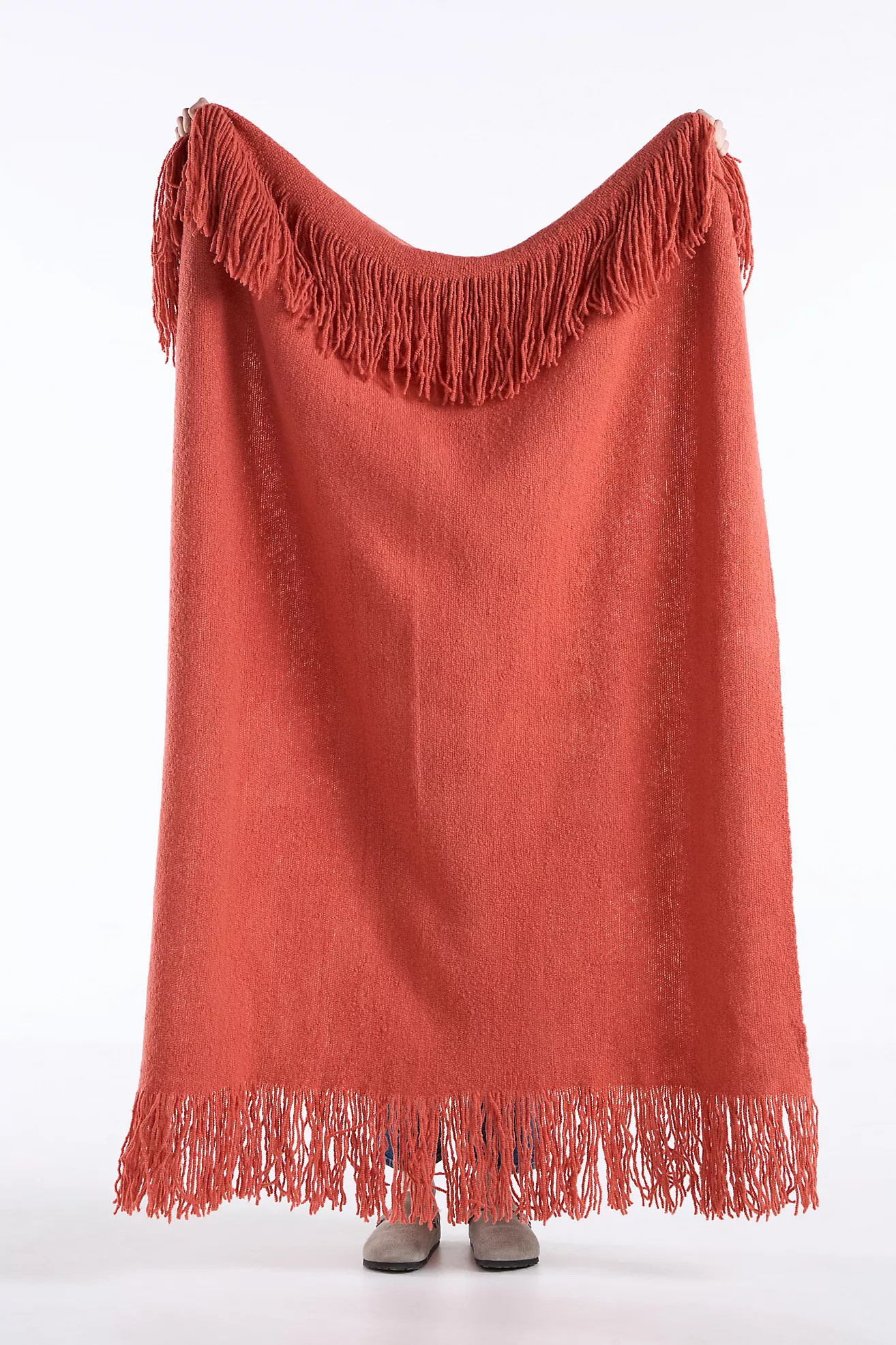 Merino Fringe Throw | Anthropologie (US)