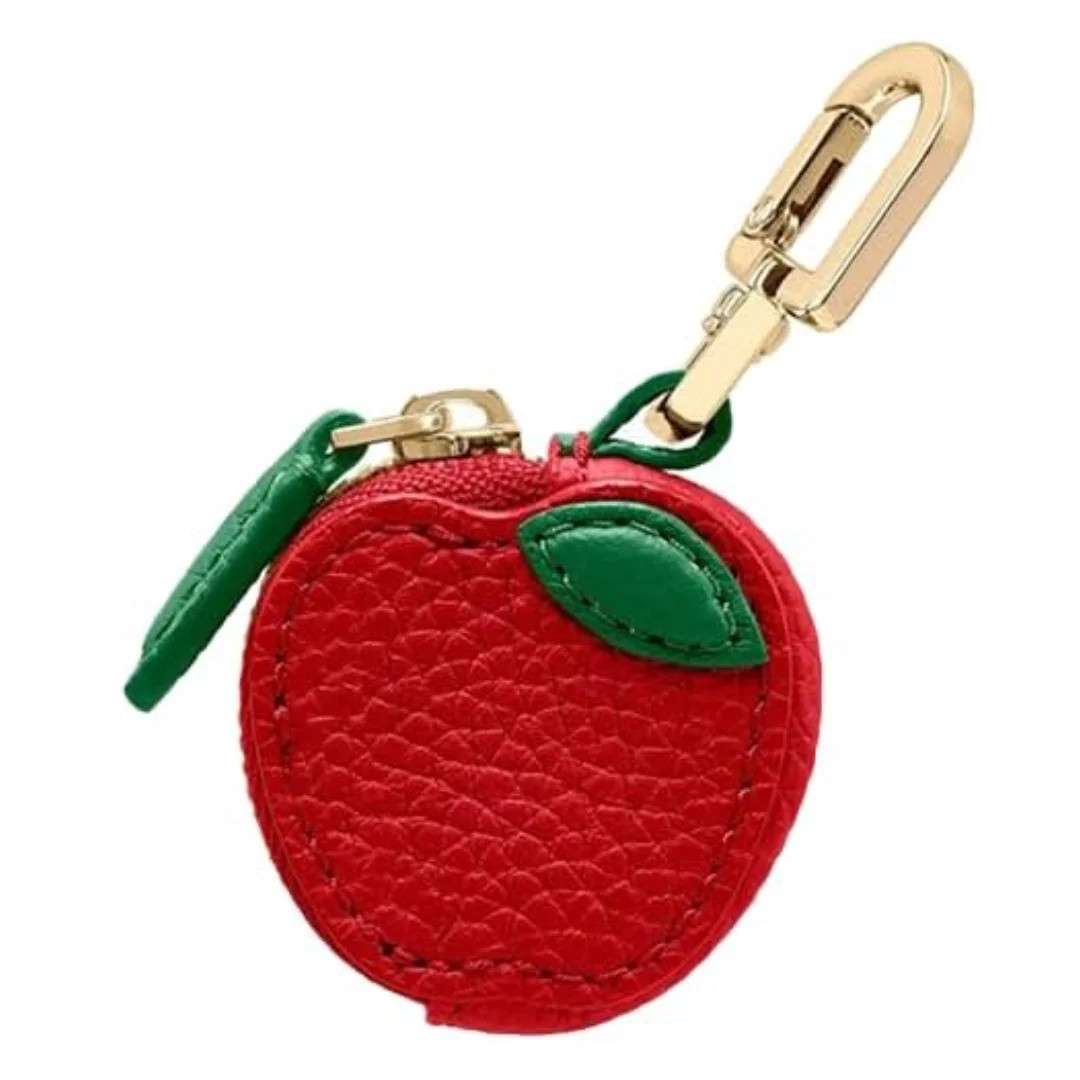 Cute Fruit Leather Bag Charm Y2K Strawberry Keychain with Zipper Backpack Kawaii Cutecore Mini Pu... | Walmart (US)