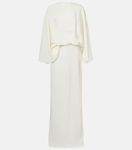 Maddalena draped crêpe cady gown | Mytheresa (INTL)