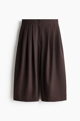 H & M - Wide-Leg Culottes - Dark Brown | H&M (US, CA, MX)