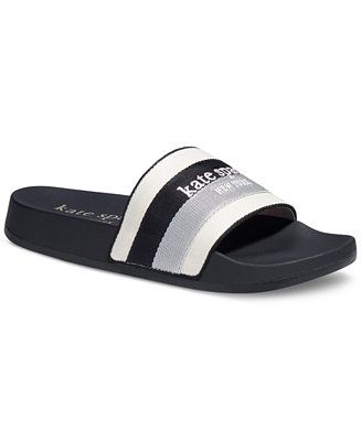 kate spade new york Women's Buttercup Pool Slides & Reviews - Sandals - Shoes - Macy's | Macys (US)